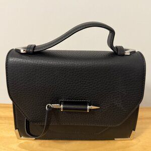 Mackage Keeley Leather Crossbody in black